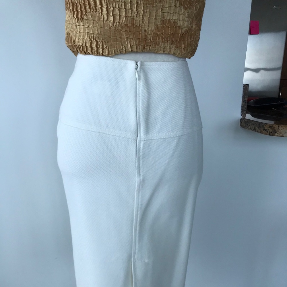 White Skirt by French Designer Philippe Adec - Picture 3 of 5